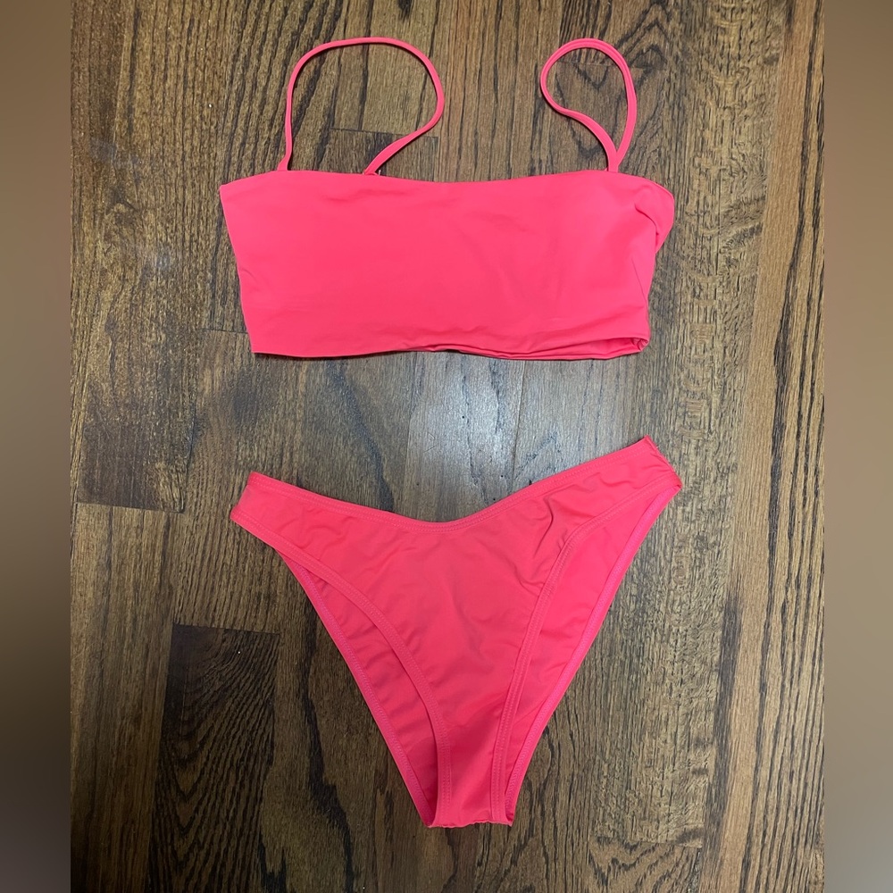 L*SPACE Hot Pink bikini